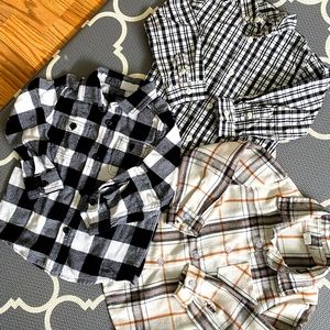 3 Plaid shirts- All 3 for just $20